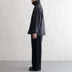 Wool Fleece Half Zip Pullover #CHARCOAL [YK25FW01090B]