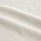 FSSOT | 製品染 30/-スパンポリエステルワッフル クルーネックオーバーサイズプルオーバー #ASH WHITE [GE_FR1203TF]