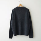 COMFORT TOUCH DOUBLE COLLAR PULLOVER #CHARCOAL GRAY [N0055]