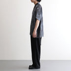 GARMENTDYED COTTON SILK TWILL EASY PANTS #BLACK [YK25SS001007P]