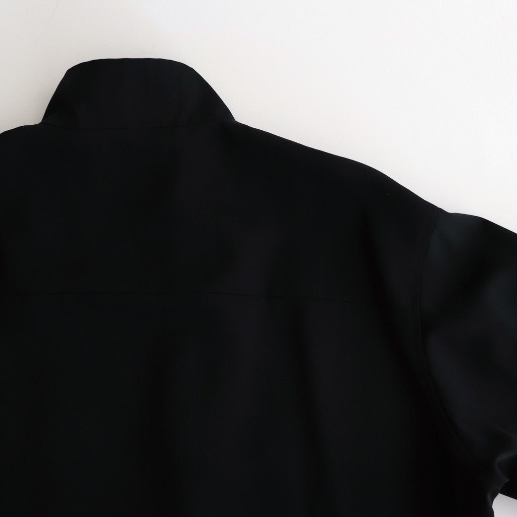 Light Doeskin Stand Collar Jacket #BLACK [GM243-30062] - ciacura