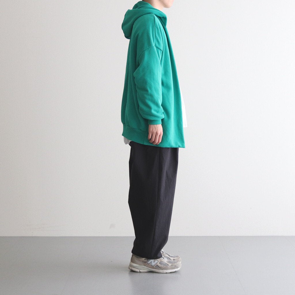 FCDPTD｜製品染＆ポリエステル裏毛 前開きパーカー #THE GREEN [GE_FR0304TD]