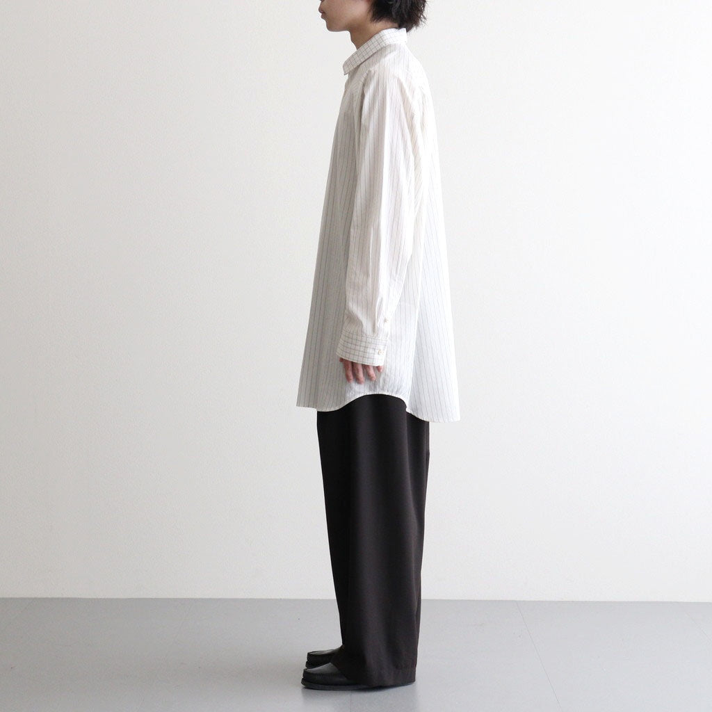 ヨークスリーブシャツ #WHITE STRIPE [D126-T610]