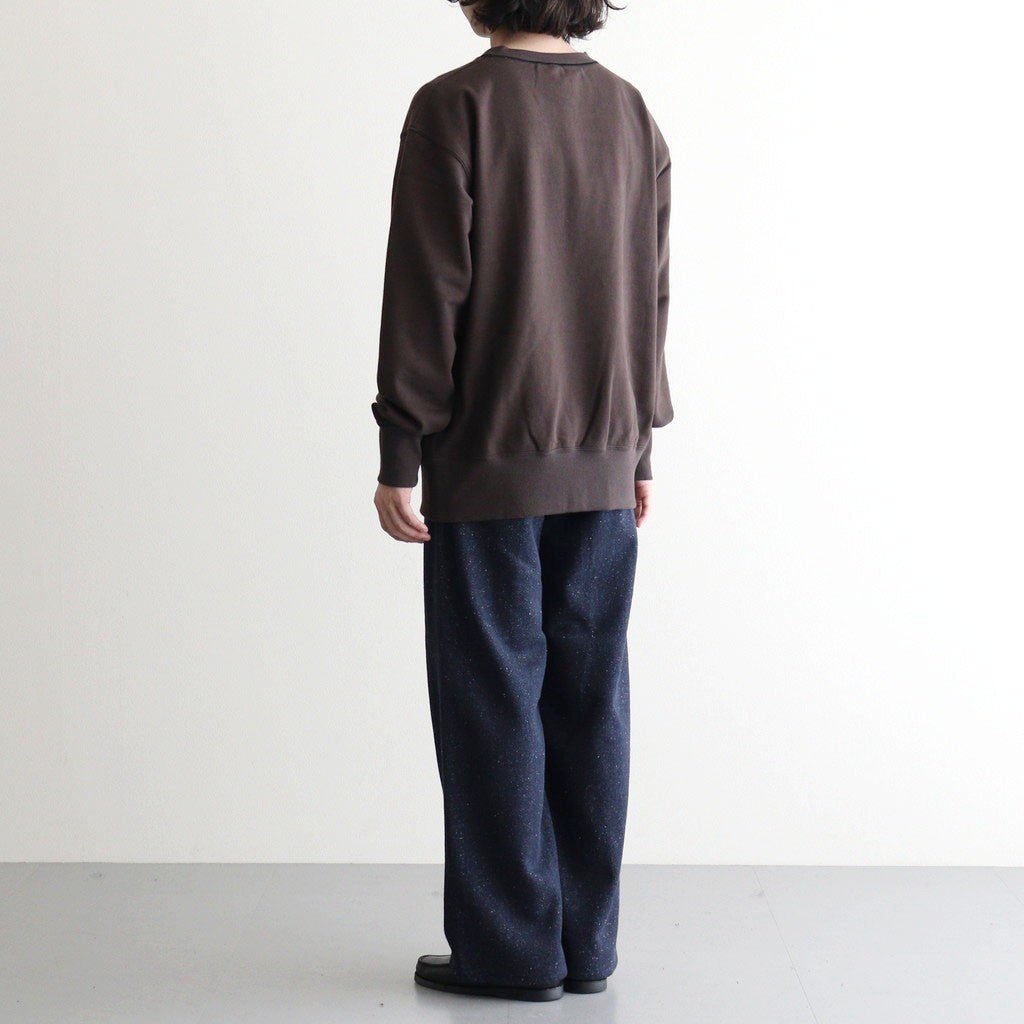 Plain Sweatshirt #Dark Brown [OFH011PO41]