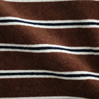 Velvet Border Polo Shirt #BROWN×NAVY [I26AW-BC11]