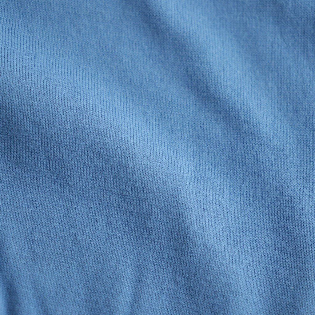 SMOOTH SUVIN HENRYNECK SWEATER #BLUE [KRAGLA0100]