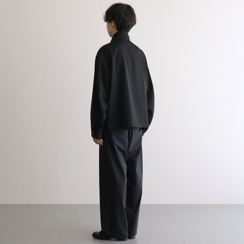Light Doeskin Stand Collar Jacket #BLACK [GM243-30062] - ciacura