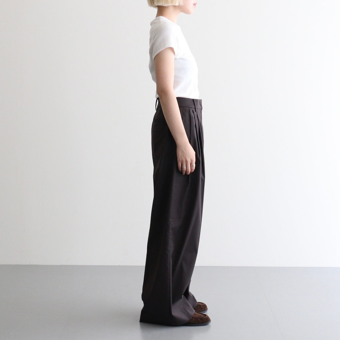 女性モデル(マツオ):156cm　着用サイズ:36