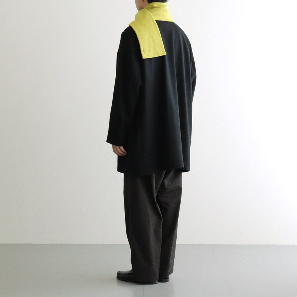 MERINO LAMBS WOOL SOCKSTOLE #LIME [R5128-AW25]