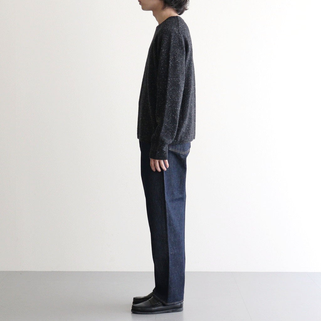 CASHMERE NEP KNIT P/O #MIX BLACK [A26AP01NE]