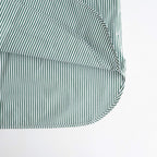 CORPORATE UNIFORM S/S SHIRT #GREEN STRIPE [FSC261-50103B]