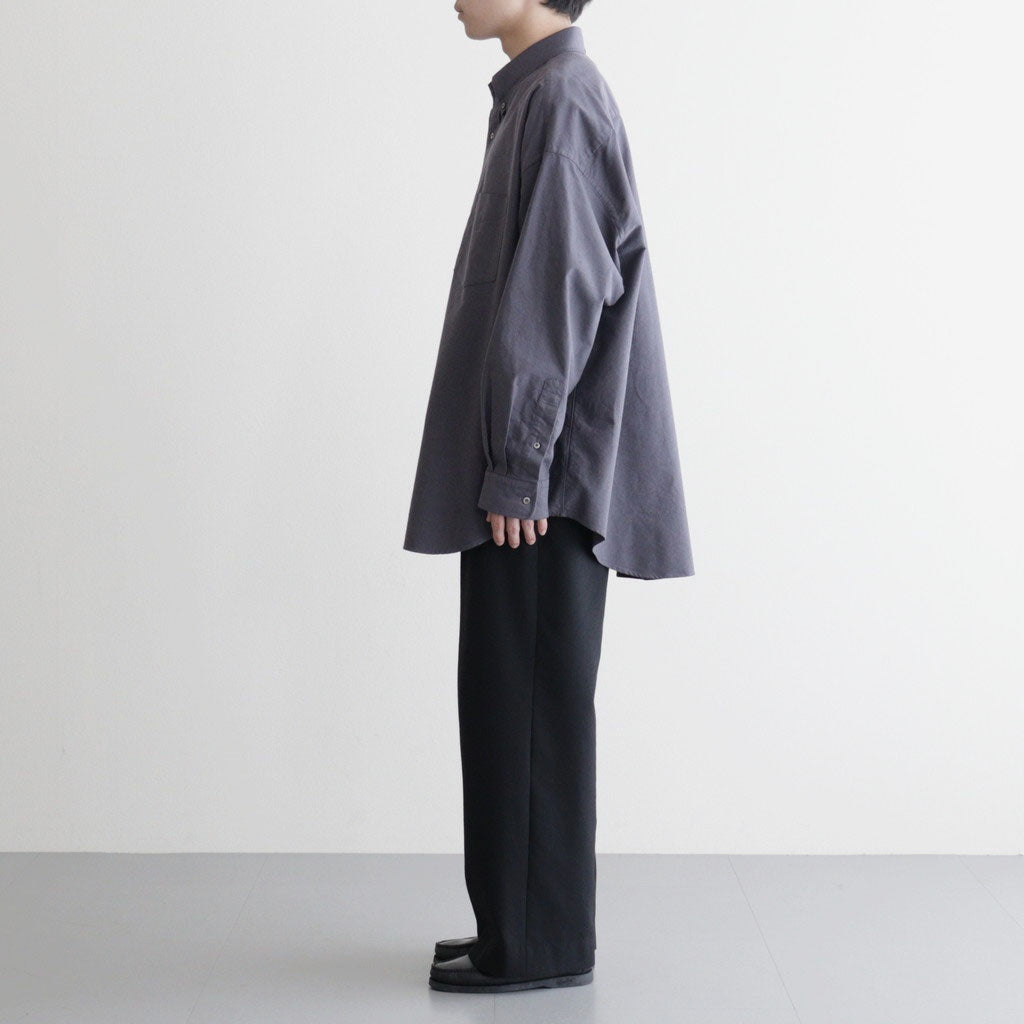 Oxford L/S Oversized B.D Shirt #GRAY [GM261-50021B]