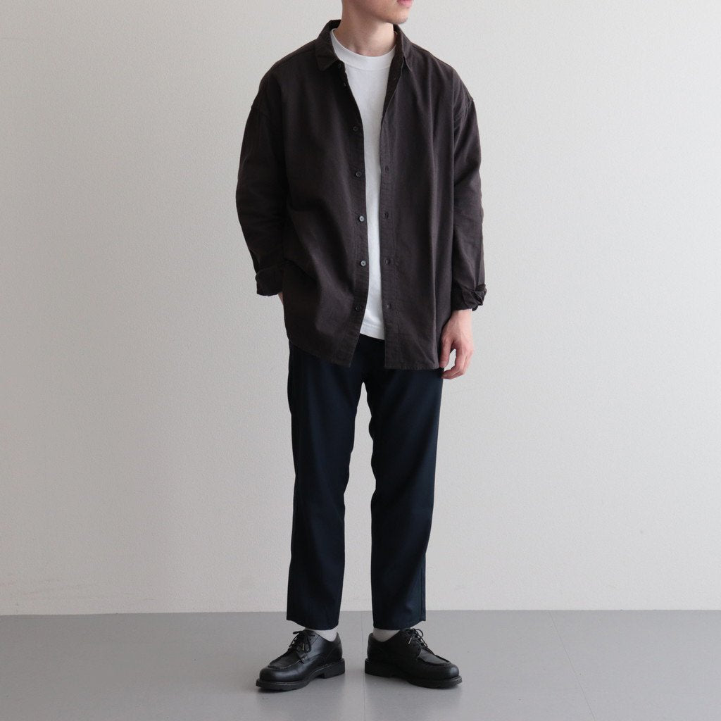 伊勢木綿のシャツ #C.GRAY