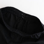 CORPORATE WIDE EASY PANTS #BLACK STRIPE [FSC262-40014B]