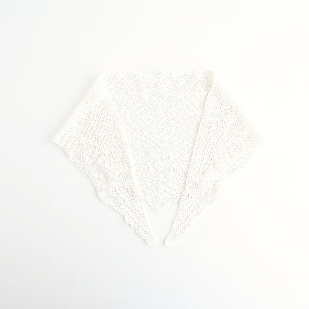 Crochet Lace Scarf #ECRU [12611014]