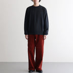HIGH TWIST LIGHT SWEAT P/O #INK BLACK [A26SP02MU]