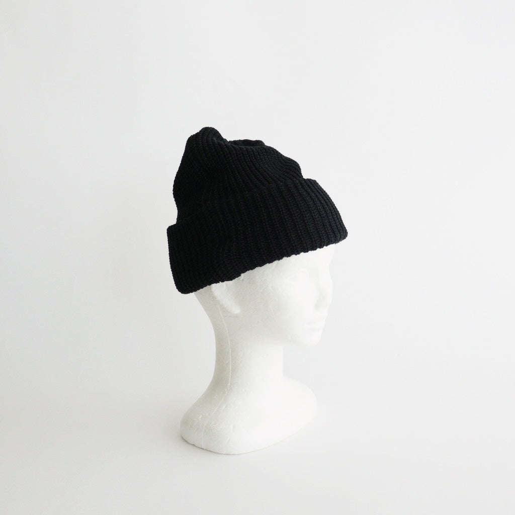 COZY CHUNKY BEANIE #BLACK [R5075-AW25]