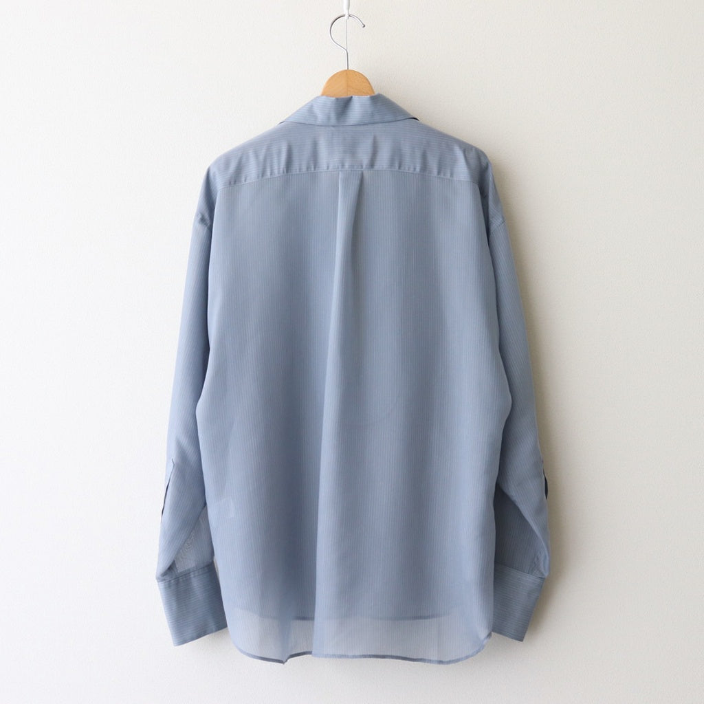 SHEER SKIPPER SHIRT #BLUE STRIPE [2541000508]