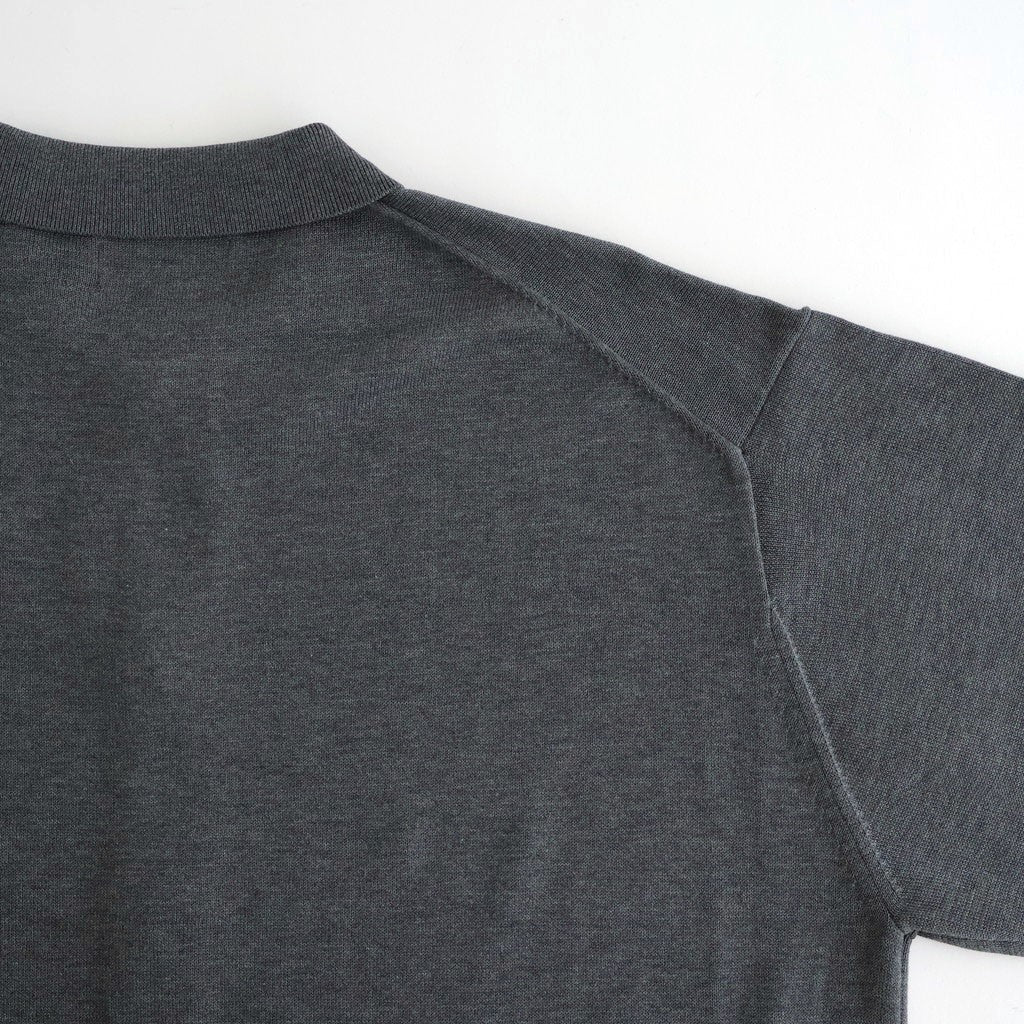 Suvin High Gauge Knit Oversized L/S Shirts #TOP GRAY [GU261-80263C]