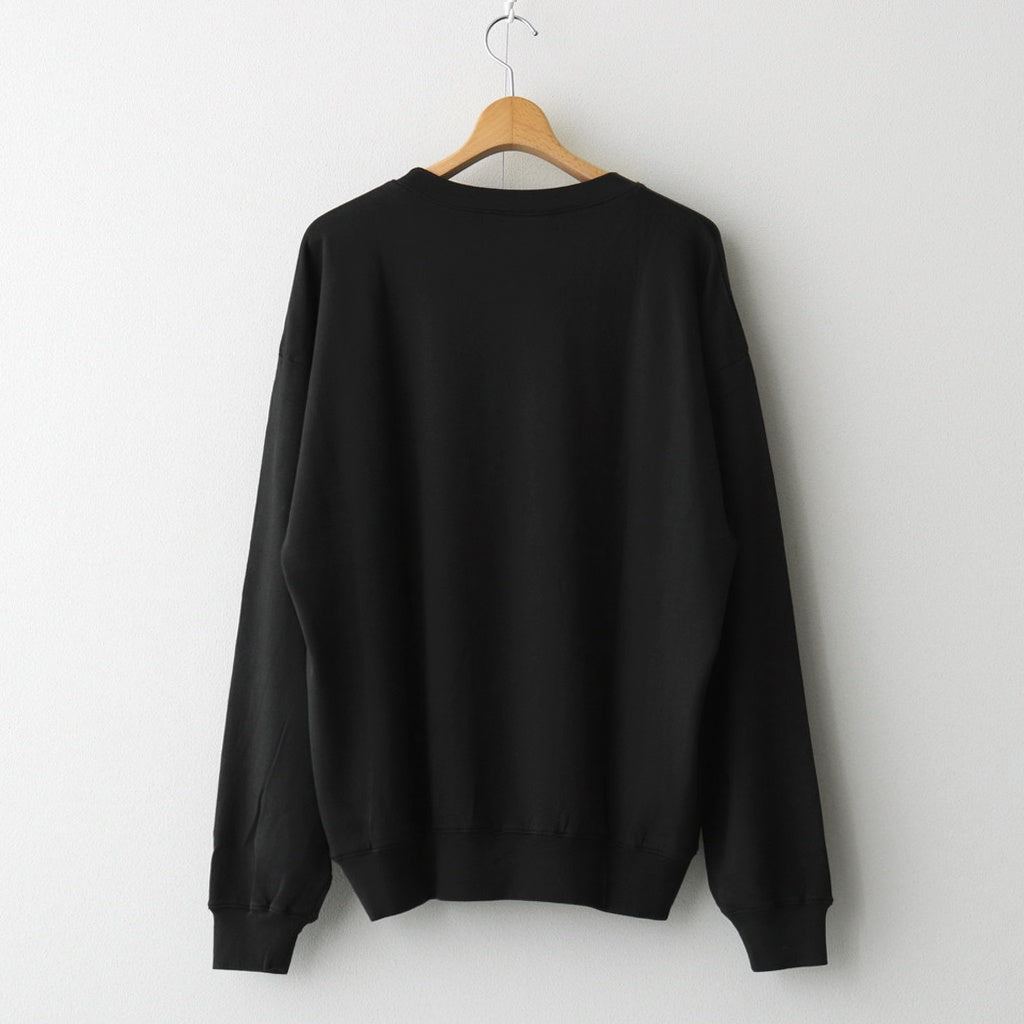 SUPER HIGH GAUGE SWEAT P/O #INK BLACK [A25AP02CU] – ciacura