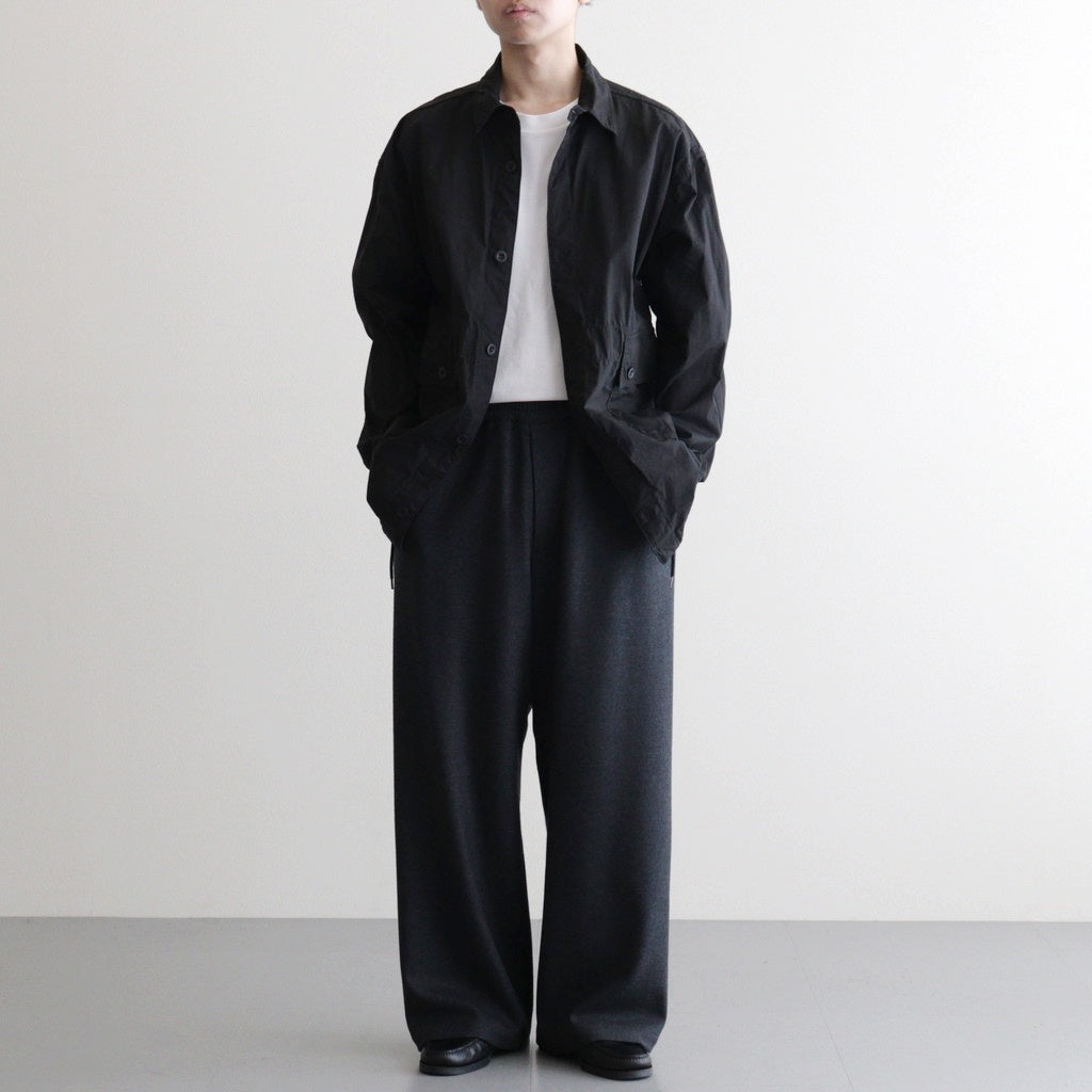 綿ウェザー 製品洗シャツジャケット #BLACK [HP-B024-051]