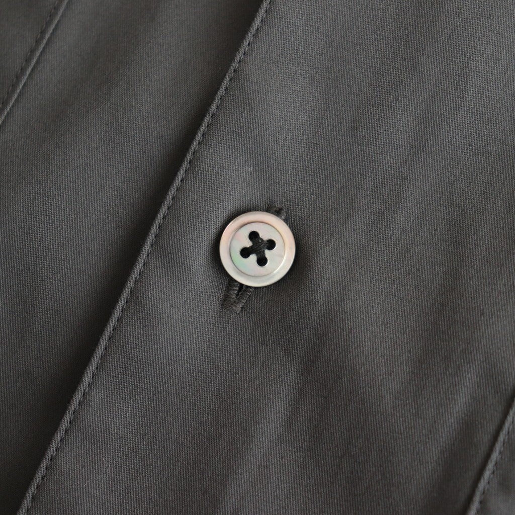 Solotex Twill S/S Oversized Box Shirt #GRAY [GM261-50159B]