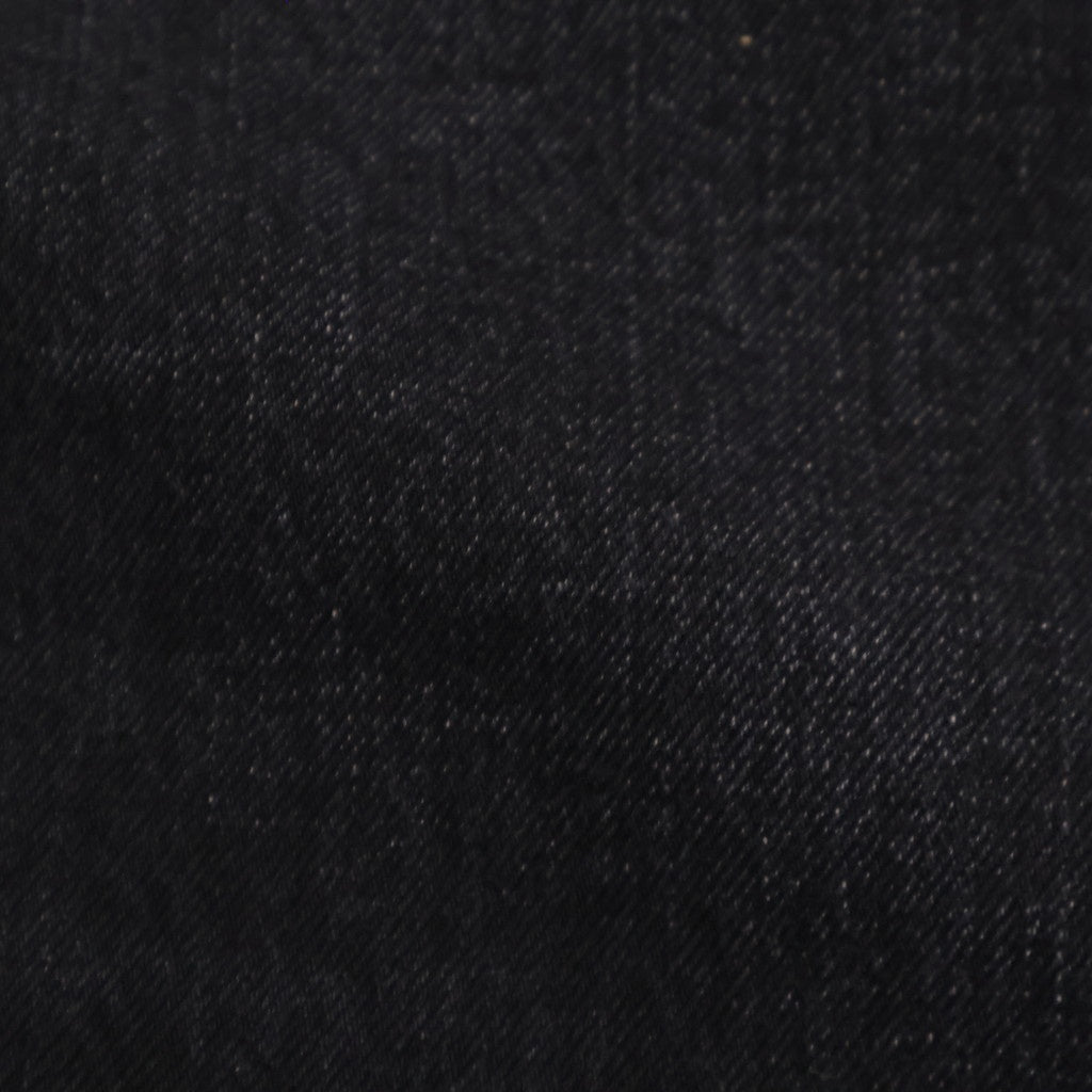 Selvage Denim Two Tuck Pants #BLACK_DARK FADE [GU261-40061DB]