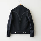 Levi's ウールサージ×キュプラシルク拝絹地 ジャケット #BLACK [WR-J202-051]