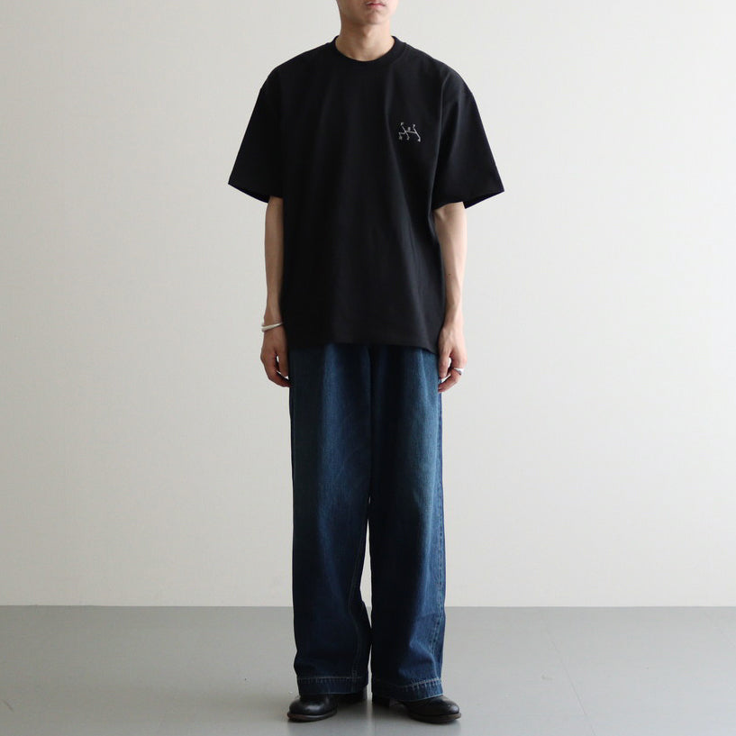 CORPORATE PRINTED S/S TEE ”GEAR” #BLACK [FSC243-70116]