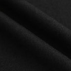 梳毛エステル天竺 セーター #BLACK [HN-N001-051]