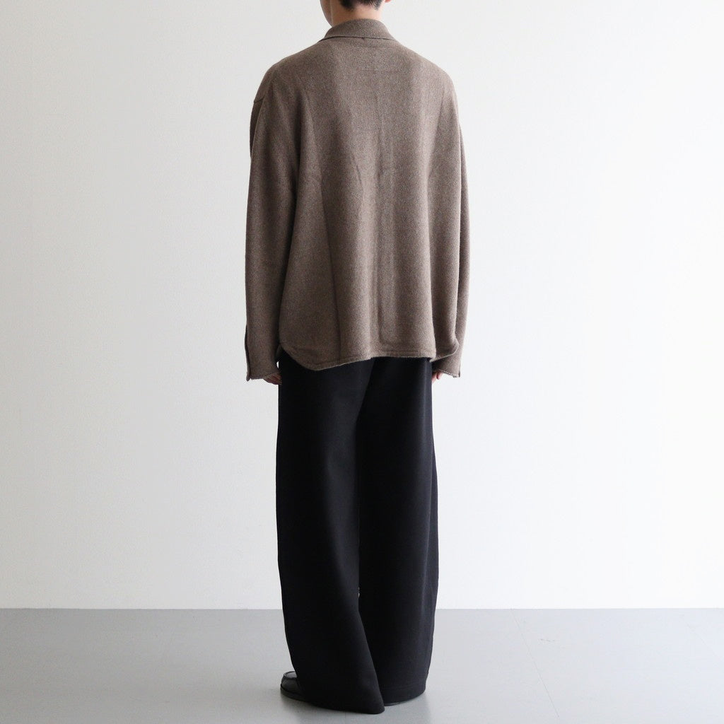 COMFORT TOUCH KNITTING REGULAR SHIRTS #SABLE [N0007]