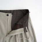 よそいきシンプル2タックワイドPT #BEIGE STRIPE [D226-P153]
