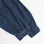 BIG DENIM SHIRT #INDIGO [Q25A-P050]