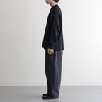 Sulfur Dyed Gabardine Two Tuck Easy Pants #GRAY [GM261-40201]