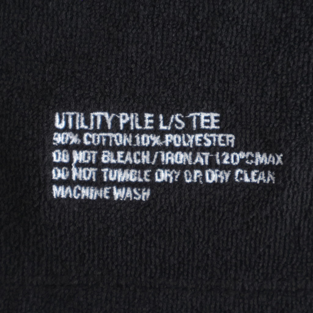 UTILITY PILE L/S SET-UP #BLACK [FSR253-60210]