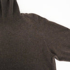 EXTRA FINE WOOL KNIT TURTLE NECK LS #MOCHA [ST.1635]