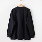 L/S Oversized Tee #BLACK [GU253-70113B]