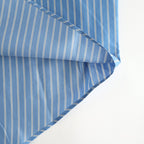 COTTON SILK STRIPE SHIRT #BLUE STRIPE [A25AS01CS]