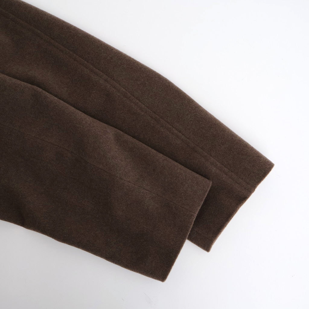 SUPER FINE WOOL MOSSER CHESTERFIELD COAT #TOP BROWN [A25AC02WM]