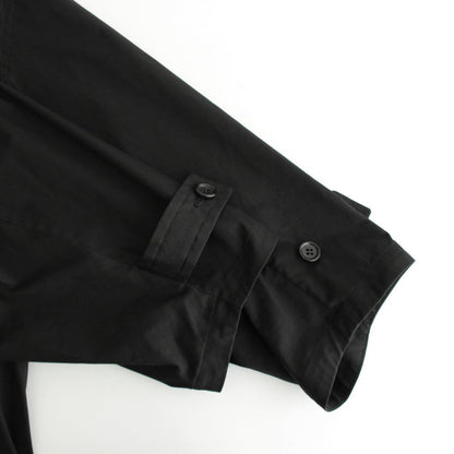 Solotex Twill Oversized Coat #BLACK [GU243-10328B]