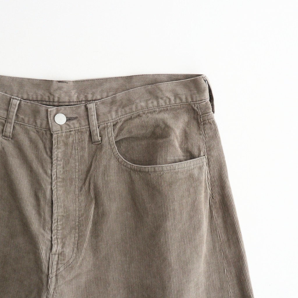 VINTAGE CORDUROY ROUND PANTS #TAUPE [ST.1573]