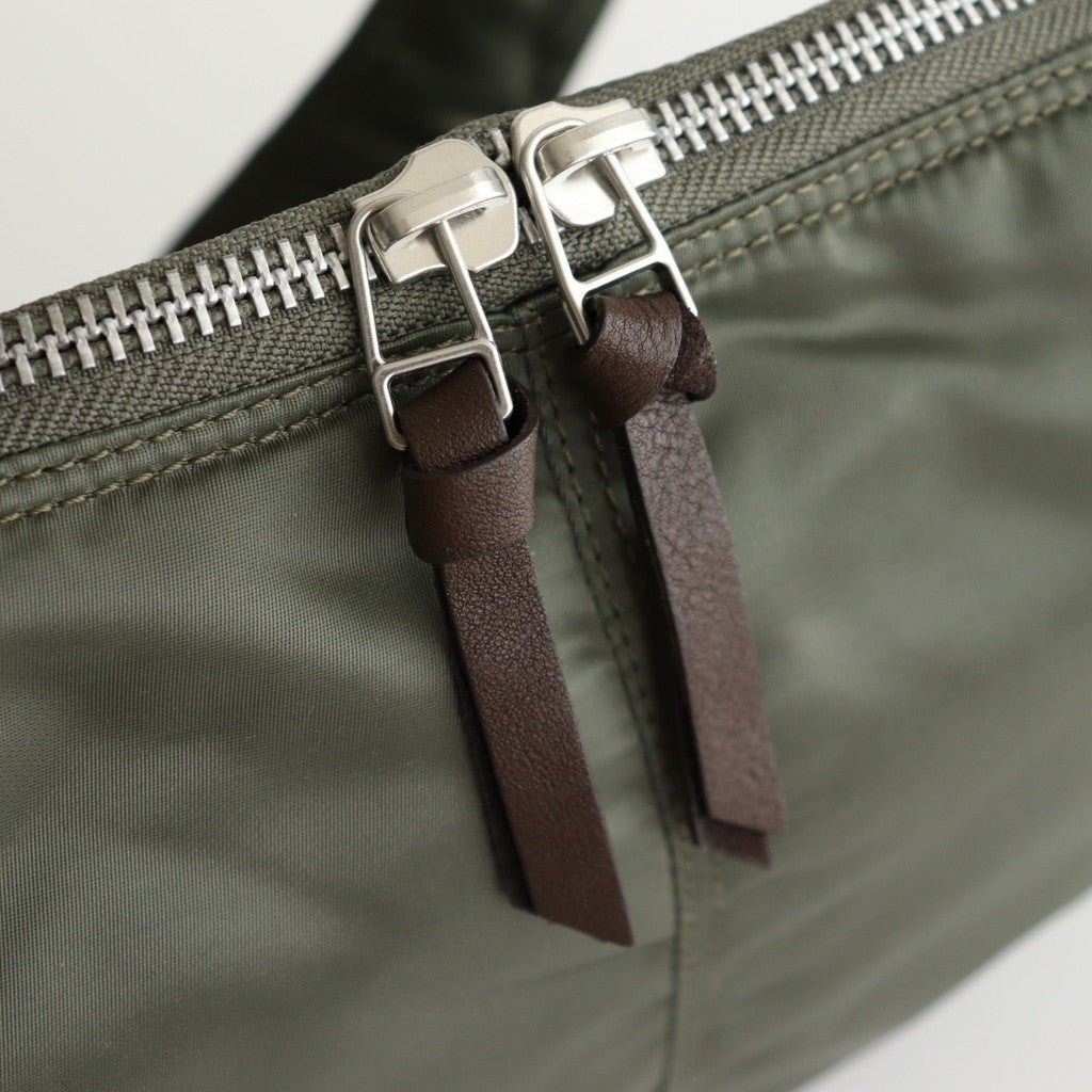 綿ナイロンダブルツイルショルダーバッグ #KHAKI [HP-K204-051]