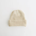 COZY CHUNKY BEANIE #RAW BEIGE [R5075-AW25]