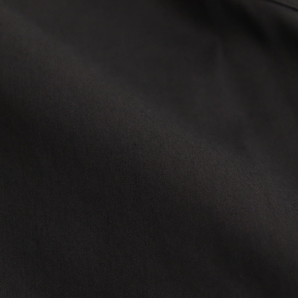 Solotex Twill S/S Oversized Box Shirt #BLACK [GM251-50323B]