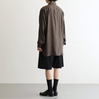 WIDE EASY SHORT TROUSERS #BLACK [ST.1435]