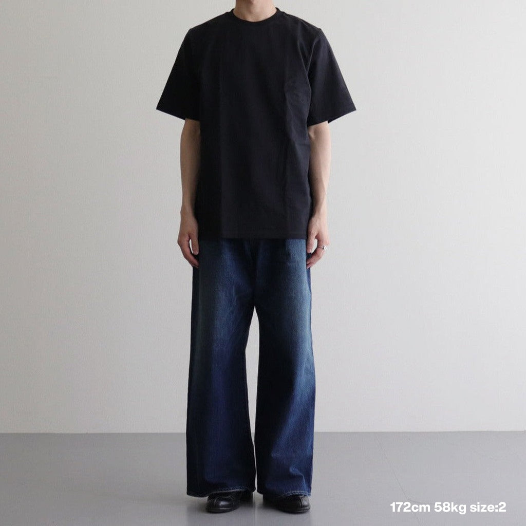 2-Pack Crew Neck Tee #BLACK [GU251-70101B]