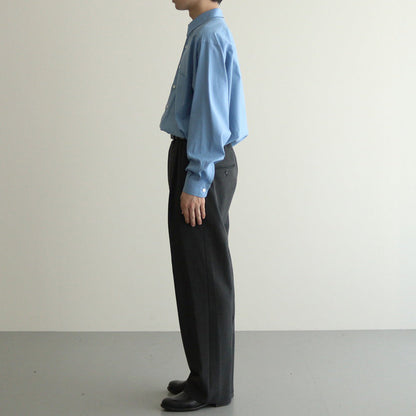 HABANA BANDED SLACKS #HEATHER CHARCOAL [AODFPT007]