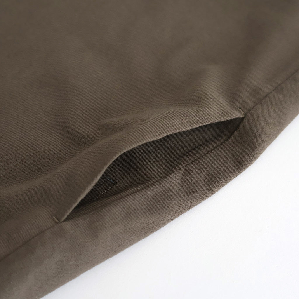 ヨークスリーブシャツ-P #BROWN [D225-T810-P]