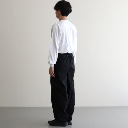 Garment Dyed Typewriter Parachute Pants #BLACK [GM243-40090]