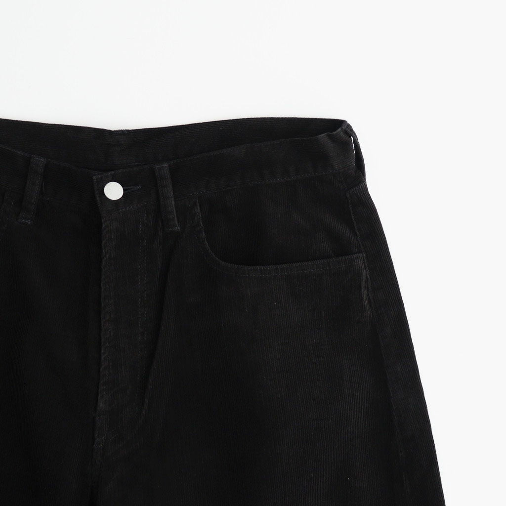 VINTAGE CORDUROY ROUND PANTS #BLACK [ST.1573]
